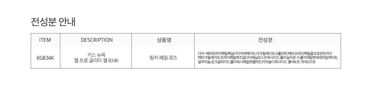 키스뉴욕 팅커 페일 로즈 KG834K 상세 이미지 13