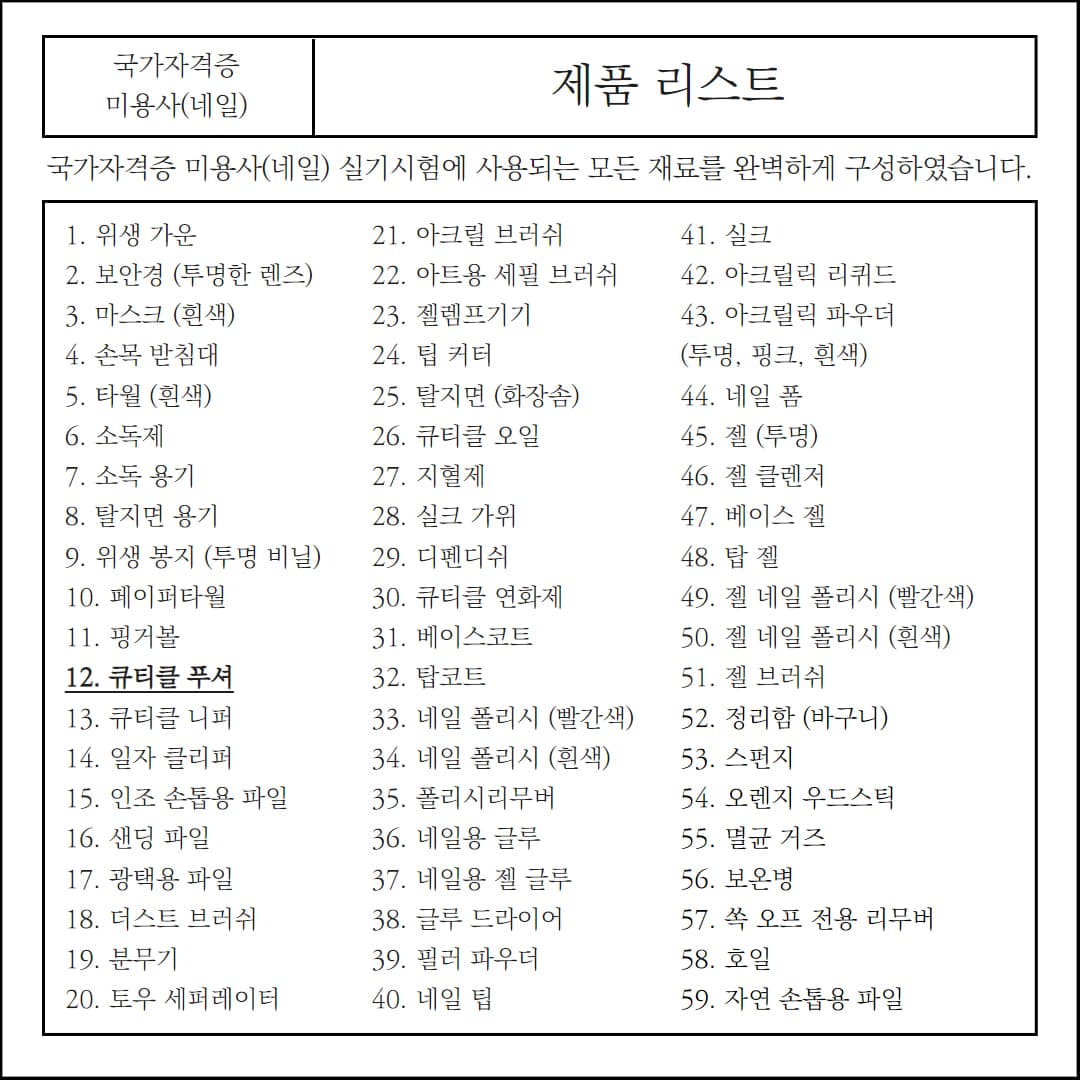 전문가용 네일 푸셔 상세 이미지 1