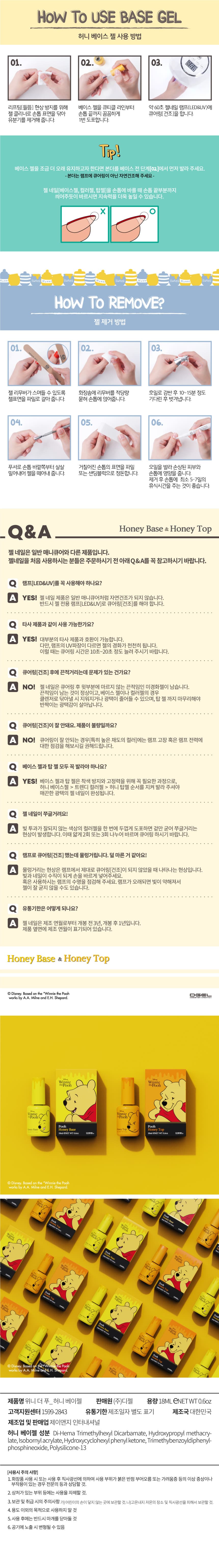 디젤 디즈니 위니 더 푸 허니 베이스젤 18ml 상세 이미지 2