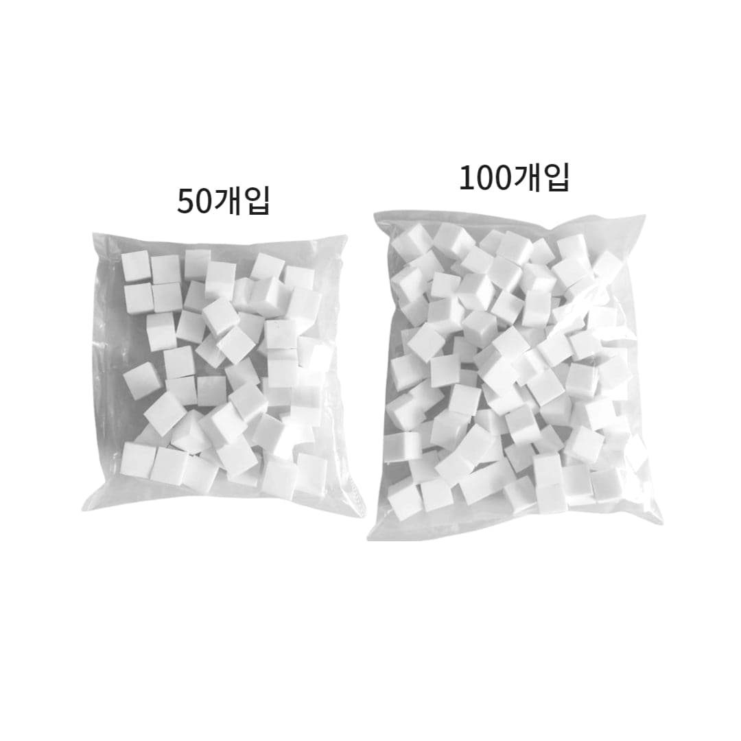 화이트 조각 네일스펀지 그라데이션네일 스폰지 100개입 상세 이미지 6