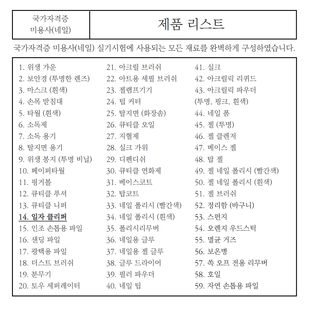 일자형 네일 클리퍼 손톱깎이 발톱깎이 상세 이미지 1