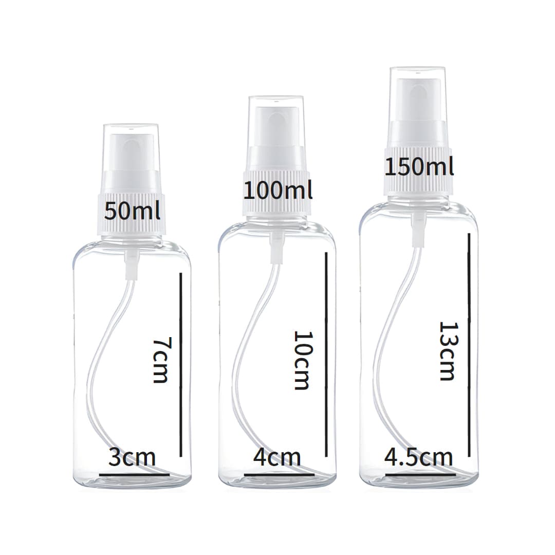 심플한 스프레이 투명 공병 용기 50ml 100ml 200ml 상세 이미지 5