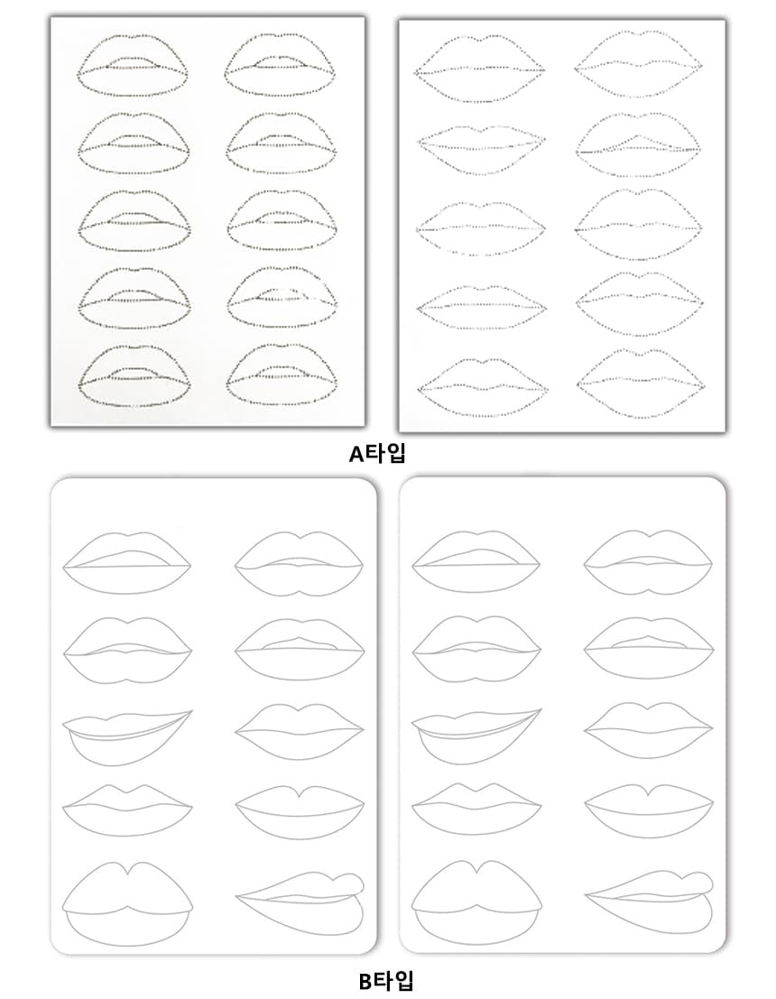 엘라 입술문신 연습용 고무판 상세 이미지 2