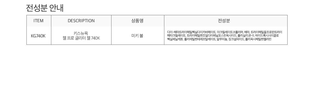 키스뉴욕 글리터젤 스노우볼 미키 볼 KG740K 상세 이미지 5
