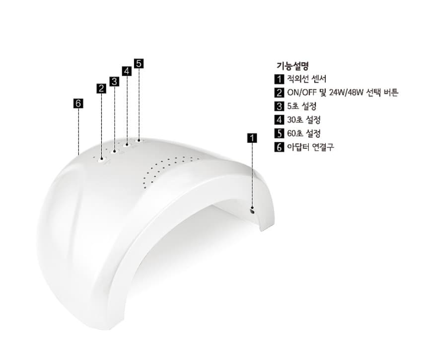 오페라 프로페셔널 젤램프 48W LED&UV 램프 젤네일 전문가용 상세 이미지 2